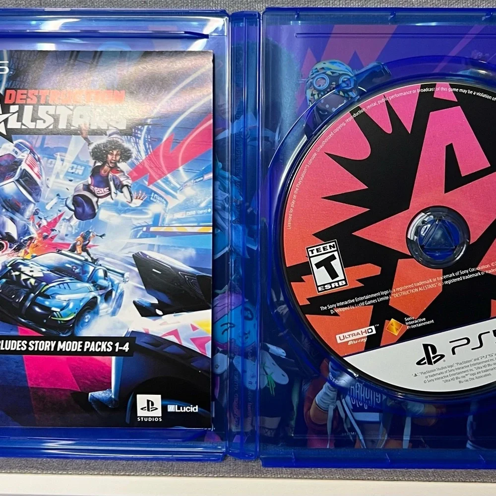 Sony Blue Destruction AllStars PS5 Game